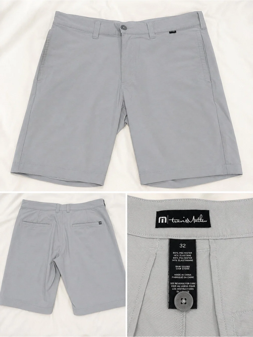 Travis Mathew Men’s Performance Golf Shorts (2 pairs)